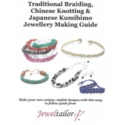 Braiding, Knotting & Kumihimo Jewellery Making Guide Book With Illustrated Step By Step Projects 